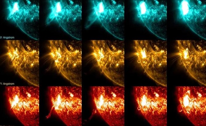 NASA Güneş'te bir patlamayı daha görüntüledi