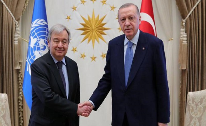 Cumhurbaşkanı Erdoğan, Guterres ile telefonda görüştü